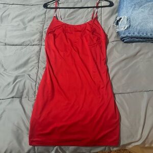 Red Maxi Body dress